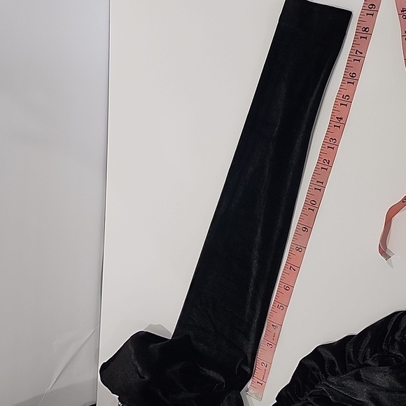 House Of CB Pascale Black Velvet Mini Dress - Picture 11 of 12